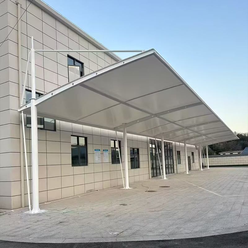 户外停车棚，电动折叠雨棚