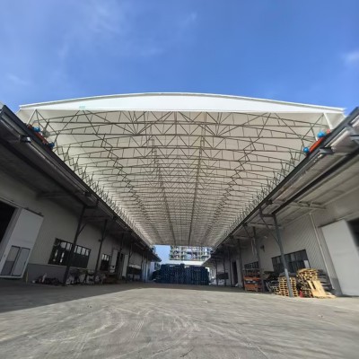 户外停车棚，电动折叠