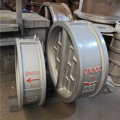 蝶形止回阀，对夹止回阀